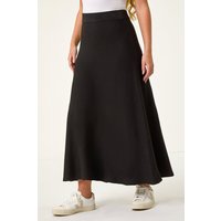 Petite Stretch Knitted Midi Skirt