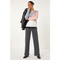 Block Knitted Jumper
