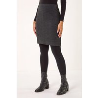 Smart Textured Stretch Pencil Skirt