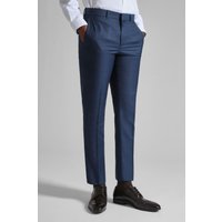Tai Teal Semi Plain Slim Trousers 44R