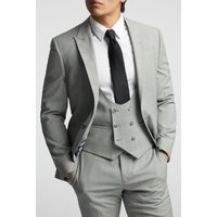 Check Tailored Fit Suit Jacket 48R