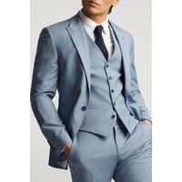 Check Tailored Fit Suit Jacket 46R
