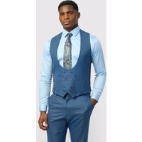 Texture Double Breasted Waistcoat 42R