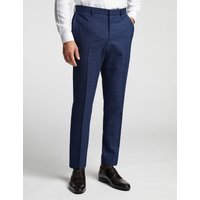 Slim Fit Soft Check Trousers 44R