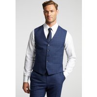 Slim Fit Soft Check Waistcoat 44R