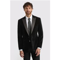 Regular Fit Velvet Jacket 46R