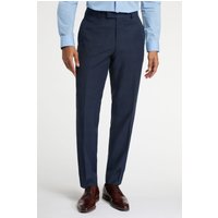 Regular Fit Tan Windowpane Trousers 48R