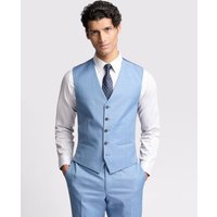 Tilson Slim Fit Airforce Sharkskin Waistcoat 44R