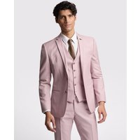 Burra Slim Fit Rose Sharkskin Suit Jacket 50R