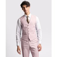 Burra Slim Fit Rose Sharkskin Waistcoat 44R