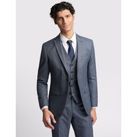 Riley Slim Fit Texture Puppytooth Suit Jacket 48R