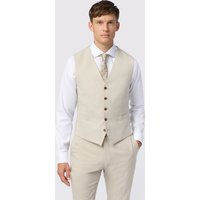 Blake Ecru Slim Waistcoat 50R