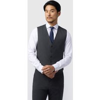 Regular Fit Charcoal Waistcoat 46R