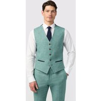 Slim Fit Herringbone Tweed Waistcoat 48R
