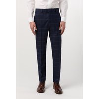 Windowpane Check Slim Fit Trouser 28R