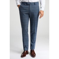 Slim Fit Check Tweed Trousers 46R