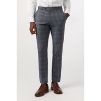 Tailored Fit Seafoam Check Trouser 40R