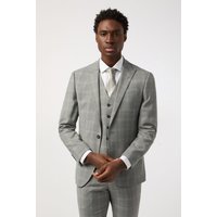 Tailored Fit Cool Windowpane Check Jacket 38R