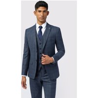 Slim Fit Check Suit Jacket 52R