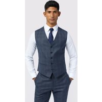 Slim Fit Check Waistcoat 42R
