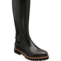 Lotus Women's 'Belvedere' Leather Knee-High Boots in Black | Size: 8