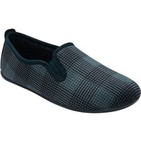 Enrique Check Print Full Slippers