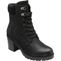 Lotus Women's 'Gene' Heeled Ankle Boots in Black | Size: 8