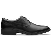 Eldredge Plain Leather Oxford Shoes Lace Up Standard Fit