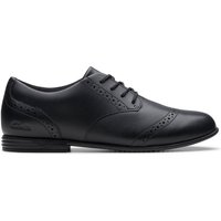 Finja Brogue Older Leather Brogues Lace Up School Shoes Narrow Fit