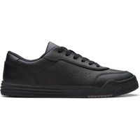 Urban Solo Older Leather Trainers Lace Up School Shoes Wide Fit