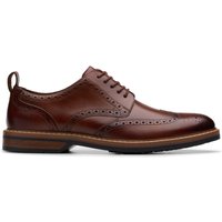 Aldwin Limit Brogue Mid Tan Leather Brogues Lace Up Standard Fit