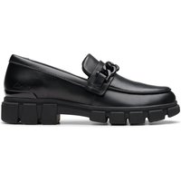 Evyn Walk Leather Loafers Slip Ons School Shoes Wide Fit