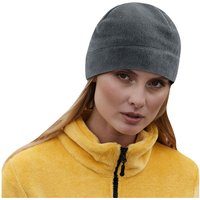 Beechfield Men's Fleece Beanie in Dark Grey