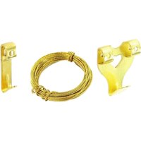 Securit Picture Hanging Set (Pack of 6) in Gold