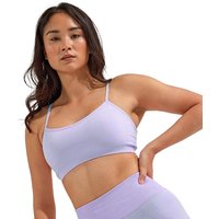 TriDri Women's Melange Seamless 3D Sports Bra in Lilac | Size: Small