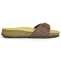 Sanosan Women's Malaga Leather Sandals in Dark Brown | Size: 6