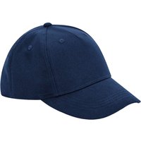 Beechfield 5 Panel Cotton Baseball Cap in Navy