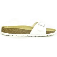 Sanosan Women's Malaga Lacquered Sandals in Off-White | Size: 5