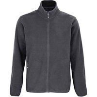 SOL'S Men's Factor Fleece Jacket in Charcoal | Size: XL
