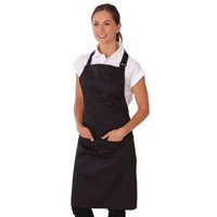 Dennys Bibbed Full Apron in Black