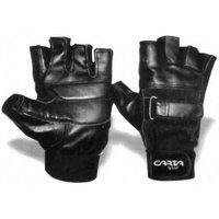 Carta Sport Men's Touch Fastening Double Weightlifting Gloves in Black | Size: Small