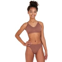 Silky Dance Women's Clear Back Padded Bra in Nude | Size: Small