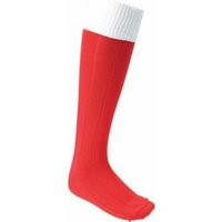 Euro Men's Football Socks in Red | Size: 7-11