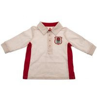 England RFU Rugby Jersey in White | Size: 3-6 m