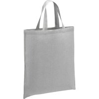 Brand Lab Cotton Short Handle Shopper Bag in Silver