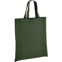 Brand Lab Cotton Short Handle Shopper Bag in Green