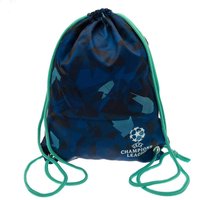 UEFA Champions League Men's Abstract Drawstring Bag in Turquoise