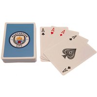Manchester City FC Crest Playing Card Deck in Blue