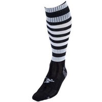 Precision Pro Hooped Football Socks in Black | Size: 7-12