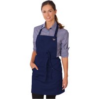 Dennys Le Chef Full Apron in Navy
